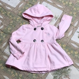 Calvin Klein Infant Toddler Pink Peacoat 12mo